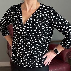 Beacon-apparel-Eshe Surplice knit top